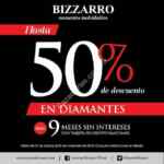 En joyerías Bizzarro hasta 50% de descuento en diamantes y 9 meses sin intereses