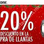 Promoción Bridgestone Navidad 2016: 20% de descuento en llantas Bridgestone