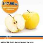 Ofertas Chedraui de frutas y verduras 1 y 2 de noviembre 2016 (cebolla, manzana golden y lechuga con descuento)