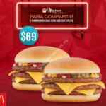 Cupón Martes de McDonalds 8 de noviembre: 2 hamburguesas con queso triples a $69