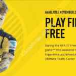 Juega FIFA 17 gratis del 24 al 27 de noviembre