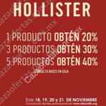 Ofertas Hollister El Buen Fin 2016: Hasta 40% de descuento dependiendo de la cantidad de productos que compres