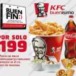 Promoción KFC El Buen Fin 2016: Paquete familiar por $199