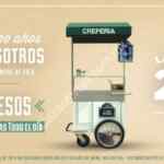 Promoción 20 aniversario La Crepe Parisienne: Todas las crepas a sólo $20 pesos este jueves 1 de diciembre