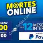 Martes Online Best Buy: Cupón de $200 por compras de $2000 o más y hasta 12 meses sin intereses con Paypal