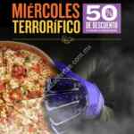 Miércoles Terrorífico Papa Johns: segunda pizza a mitad de precio hoy 2 de noviembre
