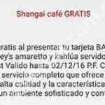 Promoción PF Changs Banorte: café Shangai GRATIS al mostrar tu tarjeta