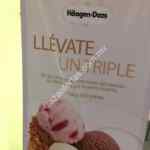 Helado triple en la compra de 2 bolas de helado en The House of Haagen Dazs los jueves