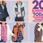 En Suburbia 20% de descuento en todas las chamarras y chalecos sin excepciones