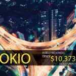 Vuelo redondo a Tokio directo a sólo $10,373 por Aeroméxico en Mundo Joven (sólo hoy por unas horas)