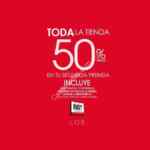 Promoción LOB El Buen Fin 2016: Segunda prenda a mitad de precio en TODA la tienda (incluye mercancía rebajada)