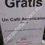 En Sanborns café GRATIS al recargar $100 de tiempo aire