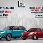Promociones Suzuki El Buen Fin 2016: Seguro o garantía extendida gratis en Vitara y Swift