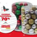 70% de descuento en esferas navideñas en Elektra