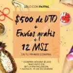 Promoción Privalia Paypal: $500 de descuento en compras de $1,200 + meses sin intereses + envío gratis