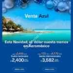 En Aeroméxico Venta Navideña 2016: vuelos nacionales desde $2,400 e internacionales desde $199 dólares