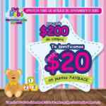 En Comercial Mexicana 200 puntos Payback por cada $200 de compra en bebés