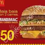 Cupones app McDonalds México diciembre 2016: Grand Big Mac a $50 y más