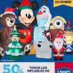 Todos los inflables de Navidad a mitad de precio en Lowes