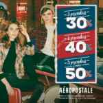 Descuentos escalonados Aeropostale: Hasta 50% de descuento dependiendo de las prendas que compres