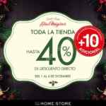 Sueños de Navidad The Home Store: Toda la tienda con hasta 40% de descuento + 10% adicional