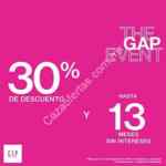 Promoción GAP Event: 30% de descuento y 13 meses sin intereses
