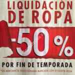 Liquidación de ropa en Comercial Mexicana: 50% de descuento por fin de temporada