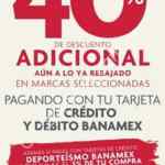 En Martí Outlet hasta 40% de descuento adicional pagando con Citi Banamex