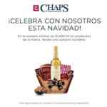 Canasta navideña GRATIS en la compra de $1,499 en productos Chaps