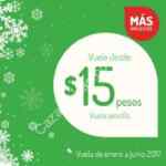 Promoción de Navidad Vivaaerobus: Vuelos sencillos desde $15 más impuestos