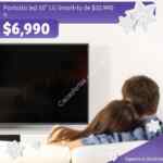 Pantalla LG de 50" Smart TV a $6,990 en Soriana