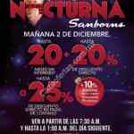 Venta Nocturna Sanborns 2 de diciembre 2016: hasta 20% de descuento y 20 meses sin intereses