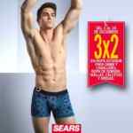 En Sears 3x2 en ropa interior, pijamas, mallas y medias