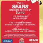 En Sears foto con Santa Claus Gratis presentando ticket de $500 pesos