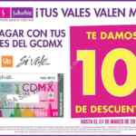 En Suburbia 10% de descuento al pagar con tus vales de la CDMX