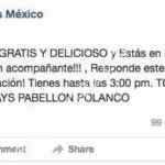 Comida GRATIS en TGI Fridays Polanco hoy antes de las 3:00 PM