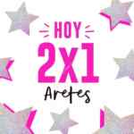 En Todomoda 2x1 en aretes solo hoy 21 de diciembre