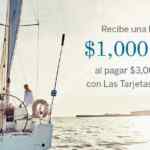 Promoción American Express Viajes 2017: $1,000 de bonificación en compras a partir de $3,000