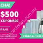 Cupón Soriana.com de $500 de descuento en compras a partir de $2500 (vigente hasta mañana)