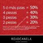 Descuentos escalonados en Rojocanela: Hasta 50% de descuento dependiendo de las prendas que compres