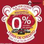 Feria del Crédito Renault 2017: 0% comisión por apertura y últimas unidades con precios de 2016