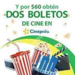 Promoción Hidrosina Cinépolis: 2 boletos por $60