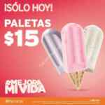 Sólo hoy paletas a $15 pesos en Nutrisa
