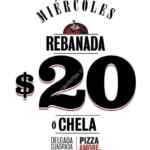En Pizza Amore rebanadas de pizza y cervezas a $20 pesos cada una los miércoles