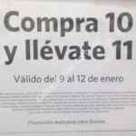 En Sams Club 11x10 en toda la tienda: compra 10 artículos y llévate otro más gratis