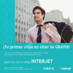 Código Uber Interjet: Gratis primer viaje de hasta $200 pesos