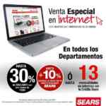 Venta especial Sears por internet 24 y 25 de enero: Hasta 30% de descuento + hasta 10% adicional