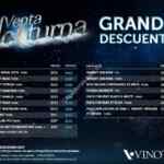 Venta Nocturna Vinoteca México miércoles 25 de enero con descuentos en botellas seleccionadas
