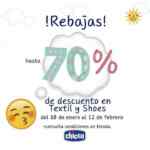 Rebajas Chicco: Hasta 70% de descuento en textil y shoes