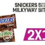 En 7-Eleven 2x1 en Snickers y Milky Way Bites